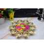 Decorative Beautiful Handcrafted Urli for Floating Flowers and Tea Light Candles Decorative Showpiece