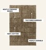 Decorative Bedside Runner Rug for Bedroom Floor and Home Styling