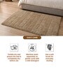 Decorative Bedside Runner Rug for Bedroom Floor and Home Styling