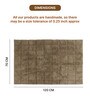 Decorative Bedside Runner Rug for Bedroom Floor and Home Styling