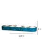 Decorative Blue (Set of 5) Synthetic Stone Table Tea Light Holders