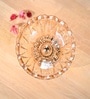 Golden Hammered Metal Bowl With Matte Texture