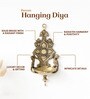 Decorative Brass Hanging Diya
