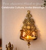 Decorative Brass Hanging Diya