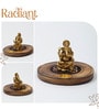 Golden Decorative Brass Lord Ganesha idol