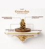 Golden Decorative Brass Lord Ganesha idol