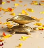 Golden Decorative Brass Turtle Oil Lamp Diya
