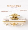 Golden Decorative Brass Turtle Oil Lamp Diya