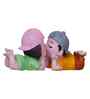 Decorative Cute Kissing Couple Polyresin Showpieces