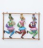 Decorative Dancing Fram Multicolour Metal Wall Art