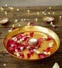 Decorative Eco-Friendly Gold Aluminium Urli Bowl