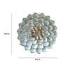Decorative Flower Grey Metal Wall Art