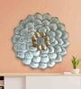 Decorative Flower Grey Metal Wall Art