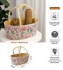 Decorative Fruit Gift Baskets,Gift Hamper Baskets (D10-L38 X W26 X H26 Cm)
