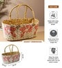 Decorative Fruit Gift Baskets,Gift Hamper Baskets (D11-L38 X W26 X H26 Cm)
