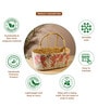 Decorative Fruit Gift Baskets,Gift Hamper Baskets (D11-L38 X W26 X H26 Cm)