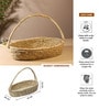 Decorative Gift Hamper,Flower Picking Basket,Gifts Baskets (L45 X W28 X H33)