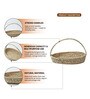 Decorative Gift Hamper,Flower Picking Basket,Gifts Baskets (L45 X W28 X H33)