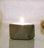 Decorative Grey Terrazo Table Tea Light Holders