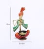 Decorative Handcrafted Multicolor Krishna Candle Holder Metal Tea Light Holder