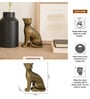 (1Pc) Gold Metal Cheetah Decorative Statue For Living Room & Office