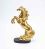 Decorative Horse Golden Polyresin Figurine