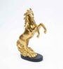 Decorative Horse Golden Polyresin Figurine