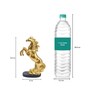 Decorative Horse Golden Polyresin Figurine