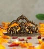 Golden Laxmi Ji Brass Idol
