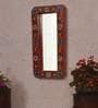 Red Mango Wood Way Wall Mirror