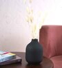 Decorative Medium Black Ceramic Vase