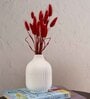 Decorative Medium White Ceramic Vase