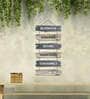 Decorative Multicolour Engineered Wood Wall Hanging Quotes