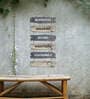 Decorative Multicolour Engineered Wood Wall Hanging Quotes