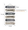 Decorative Multicolour Engineered Wood Wall Hanging Quotes