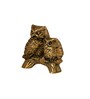 Decorative Owls  Brass Showpiece Gold Finish