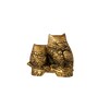 Decorative Owls  Brass Showpiece Gold Finish
