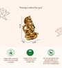 Golden Decorative Polyresin Ganesha Idol
