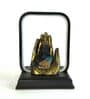 Decorative Polyresin Gautam Buddha Acrylic Base LED Light