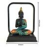 Decorative Polyresin Gautam Buddha Acrylic Base LED Light
