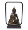 Decorative Polyresin Gautam Buddha Acrylic Base LED Light