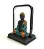 Decorative Polyresin Gautam Buddha Acrylic Base LED Light
