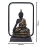 Decorative Polyresin Gautam Buddha Acrylic Base LED Light