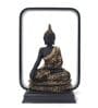 Decorative Polyresin Gautam Buddha Acrylic Base LED Light