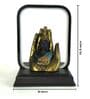 Decorative Polyresin Gautam Buddha Acrylic Base LED Light