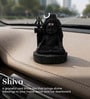 Black Decorative Polyresin Lord Shiva Idol