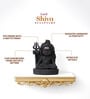 Black Decorative Polyresin Lord Shiva Idol