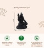 Black Decorative Polyresin Mahadev idol