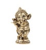 Golden Decorative Pure Brass Ganesha Idol