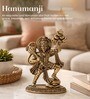 Golden Decorative Pure Brass Hanuman Ji Idol